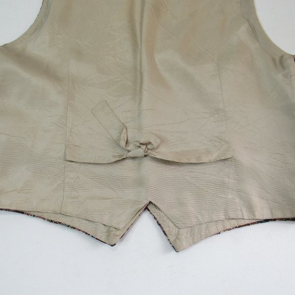 Vintage Conterio Women's Tapestry Vest CHILDREN OF THE WORLD Size XL - Picture 4 of 7